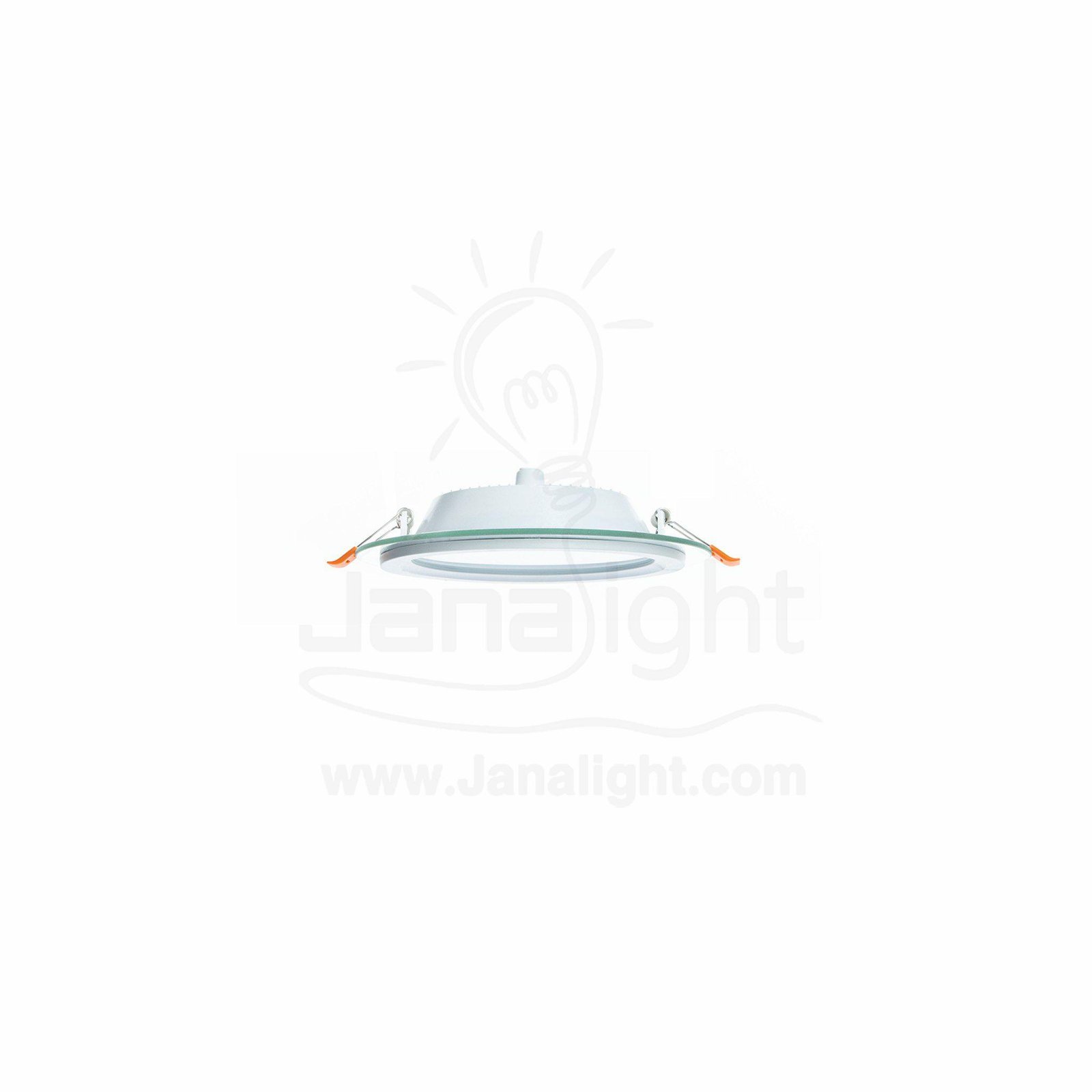  Spot Light LED PANEL 12 Watt warm Lighting Round Glass